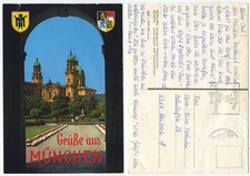 32696 - Munich - Theatinerkirche from the Hofgarten - postcard, used