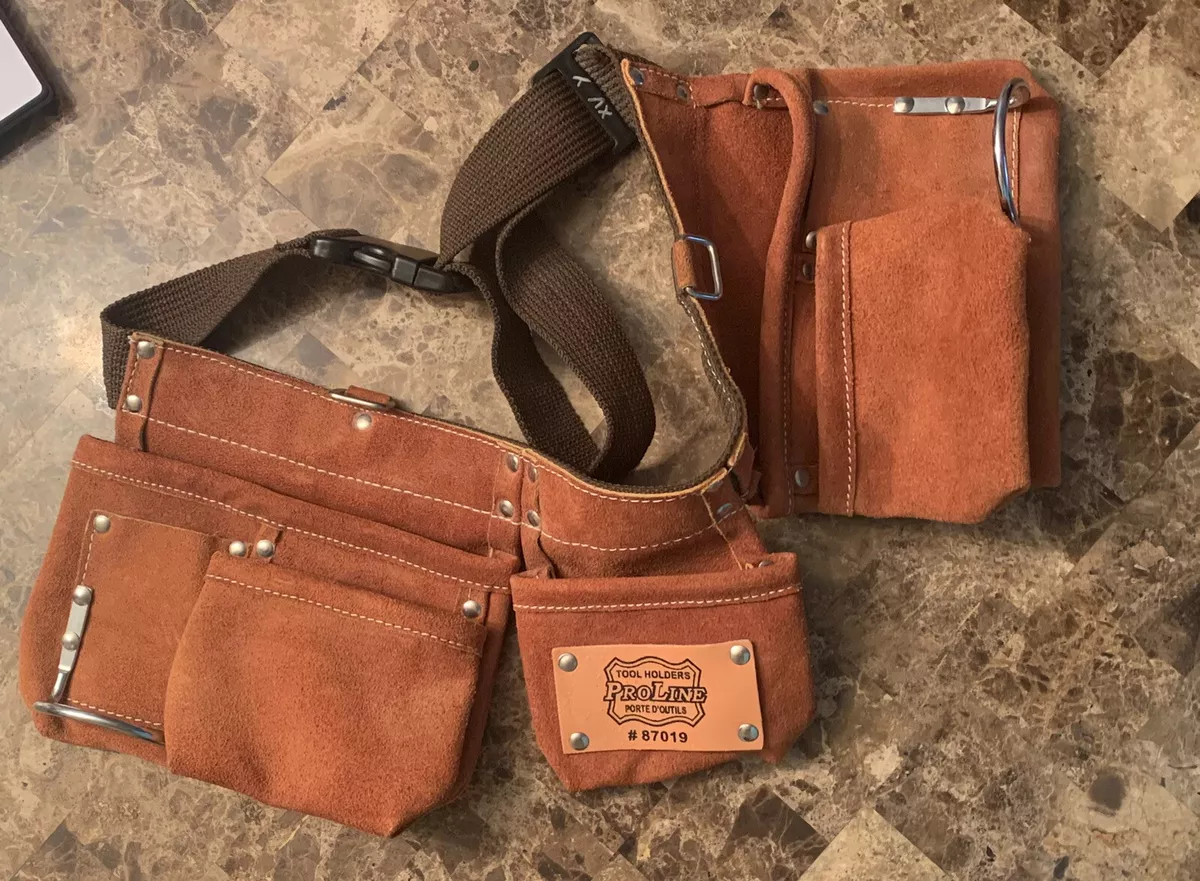 ProPouch 11 POCKET SUEDE LEATHER CARPENTERS WAIST APRON TOOL BELT 87019