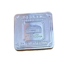 Five Grams .999 Fine 5g Silver Real Pure Geiger Square Bullion Bar Raw SILVER