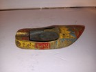 Vintage Brass Shoe India Ashtray Travel Incense Burner Red Inlay 3.5" Nice Gift — photo 2