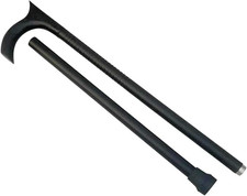 Steampunk Aluminum Tactical Walking Cane V Handle Black finish color beautiful