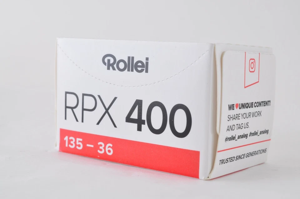 Rollei RPX 400 35 毫米黑白负片 36 有效期至全新黑白 ISO 400 德语 — 第 2/4 张图片