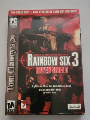 Tom Clancys Rainbow Six 3 Raven Shield PC Big Box Pre-Order Only - Sealed - Read - Image 1 of 4