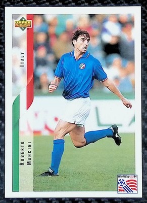 1994 Upper Deck World Cup Contenders English/Spanish #152 - Roberto Mancini