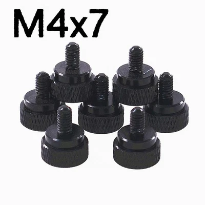 M4x7mm Rändelschrauben Aluminium Stellschrauben DIY Computer Daumenschraube - Bild 1 von 4