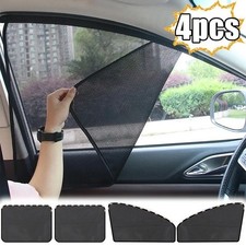 4x Magnetic Car Side Front Rear Window Sun Shade Cover Mesh Shield Uv Protection 4x Magnetic Car Side Front Rear Window Sun Shade Cover Mesh Shield Uv Protection