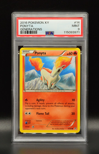 Ponyta graded PSA 9 for sale on eBay