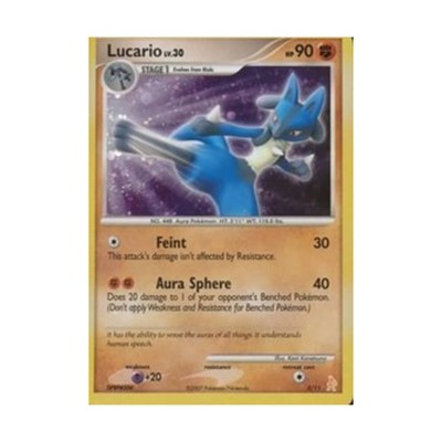 Pokemon Pokemon DP Trainer Kit: Manaphy & Lucario Lucario (C) #3 (Holo) EX