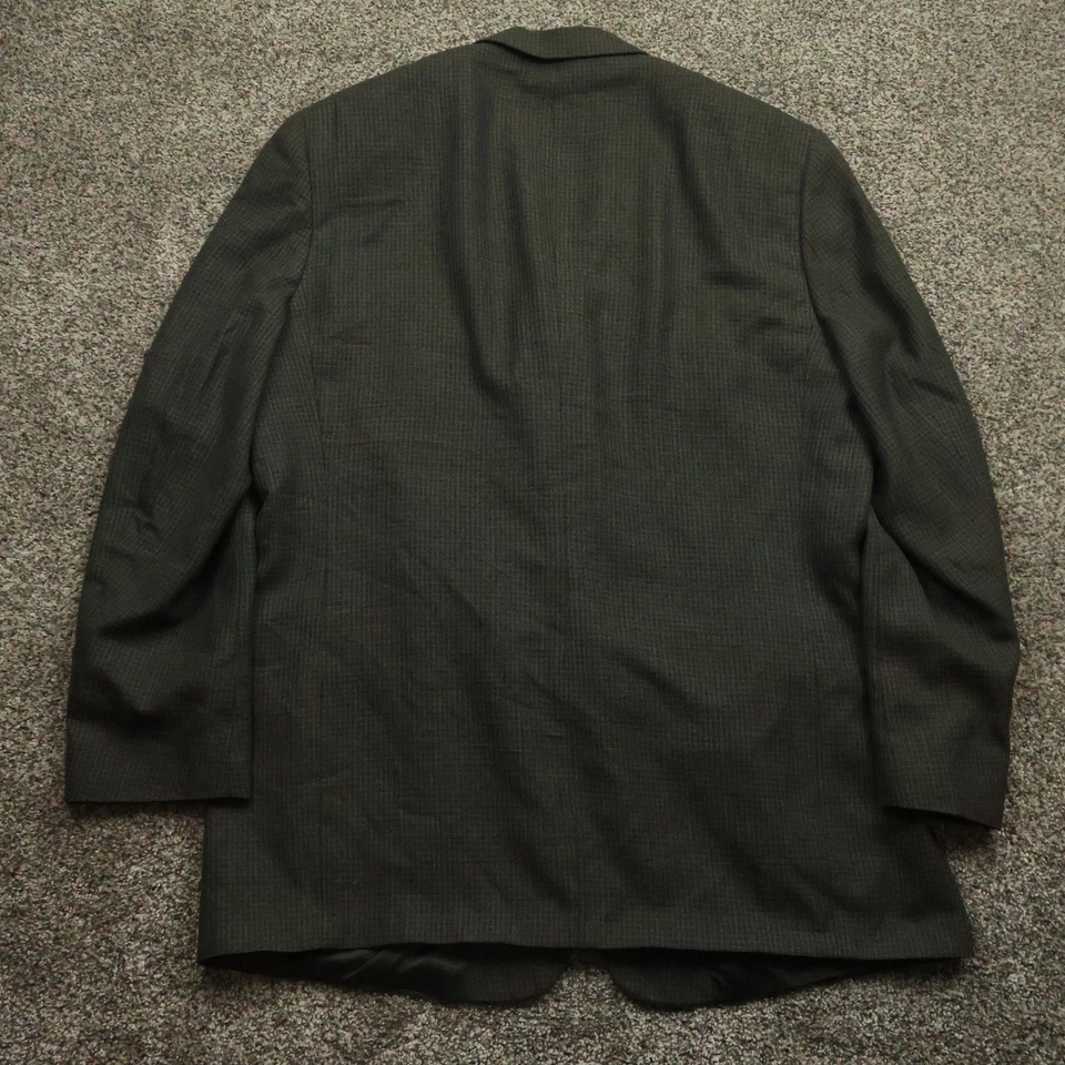 Blazer Austin Reed Para Hombre 48L Gris Marrón Lana a Cuadros Abrigo Deportivo Dillard's Foto 2 de 4