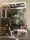Funko Pop Marvel Abomination  636 Gamer Verse Gamestop Exclusive