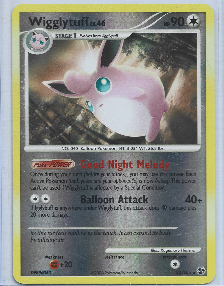 Wigglytuff 32/106 Great Encounters Reverse Holo
