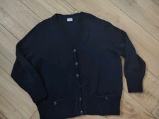 MENKE Damen Strickjacke dunkelblau Gr.  48 Merinowolle