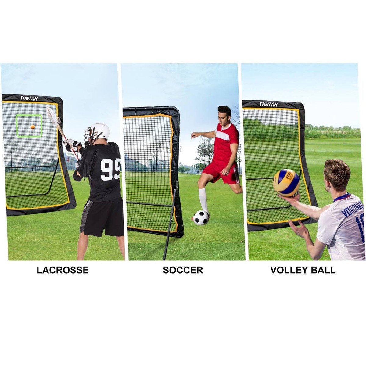 LIANTRAL Volleybal-rebounder net, volleybal-trainingsapparaat met