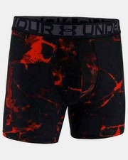 Under Armour Essential Tech Boxerjock Boxer Brief 6" Black/Red 003 , Small 1pk