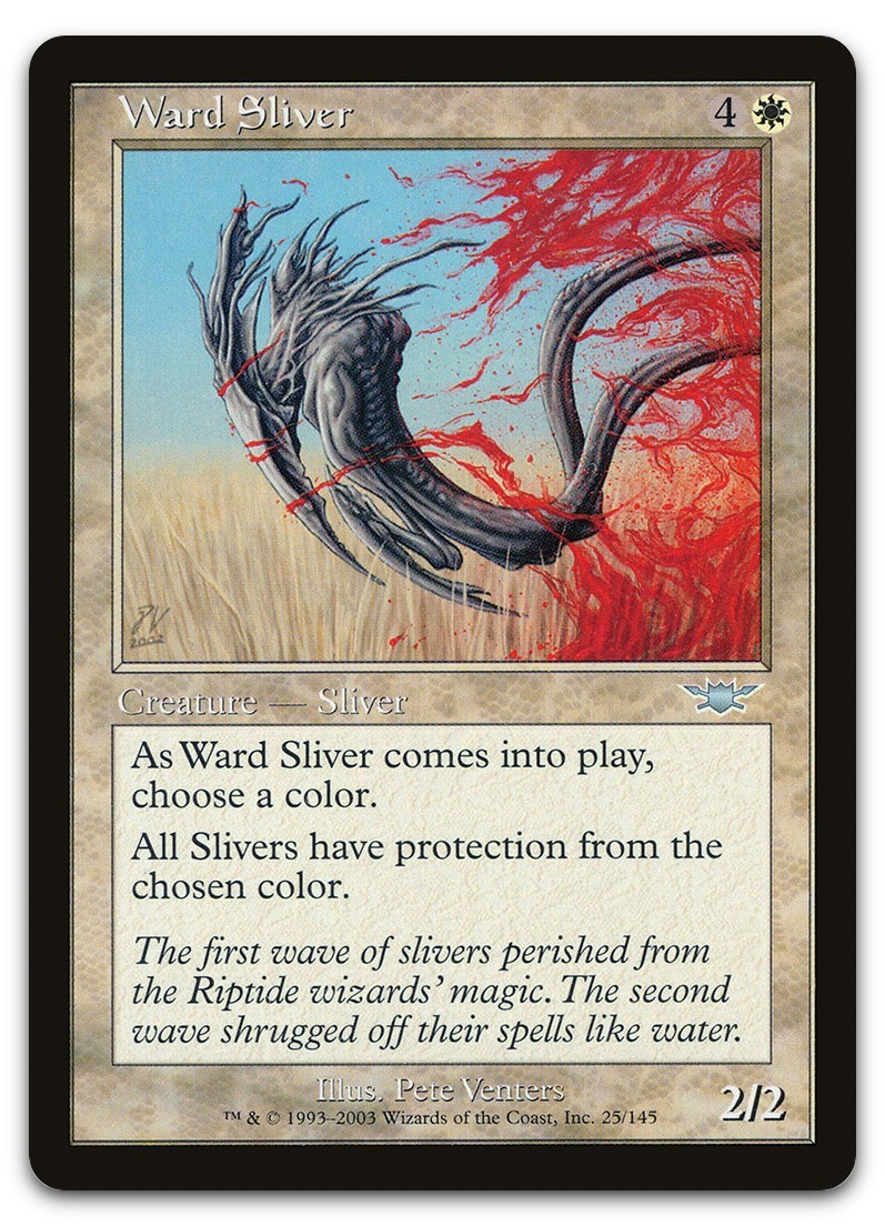 Ward Sliver #25 (LP) Legions LGN Magic MTG