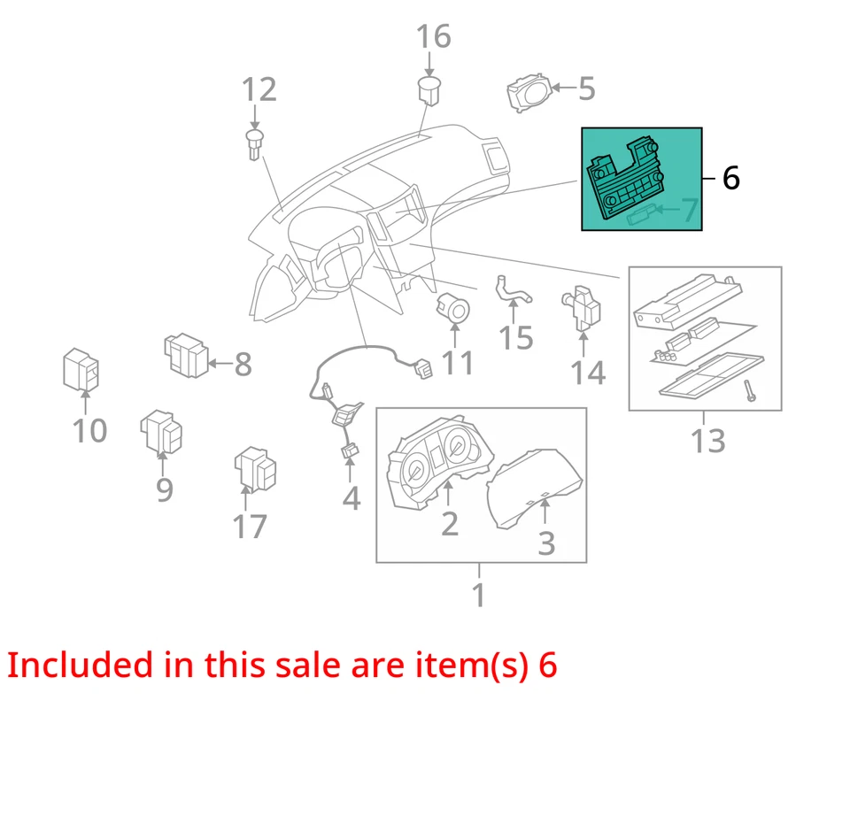 Temperature Control Convertible Fits 10-13 INFINITI G37 2673530 - Image 3 of 4