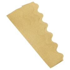 3" x 13" board board, 60pcs scalloped edges, shiny gold