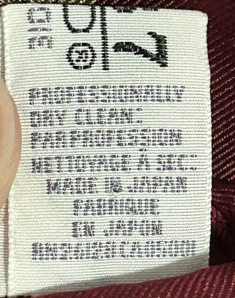 Bufanda de seda Club 7 Echo vintage 35" x 35" multicolor granate y azul colores Foto 4 de 4