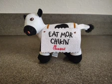 CHIK FIL A Cow Plush Eat Mor Chikin Stuffed Animal Promotional 2024 Small 4"