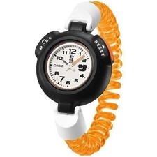 casio sauna watch sauna ikitai white daial orange band SAN-100H-7BJR JAPAN NEW