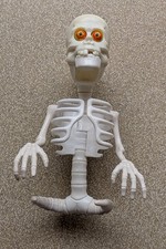 Vintage 1984 Kenner Real Ghostbusters Bad To The Bone Skeleton Ghost Figure