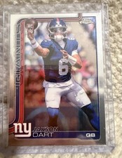 2025 Topps Chrome Jaxson Dart Base #306 RC New York Giants