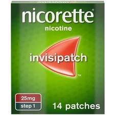 Image of Nicorette Invisipatch Step 1 25mg 14 Patches