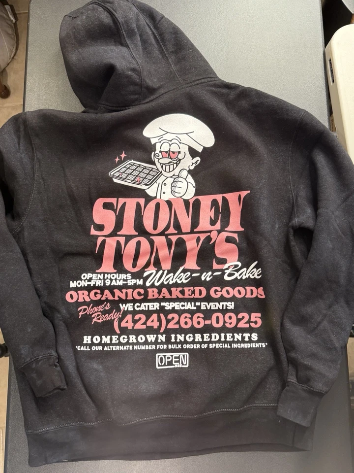 Tinte negro abierto 925 Stoney Tony X-grande Foto 4 de 4