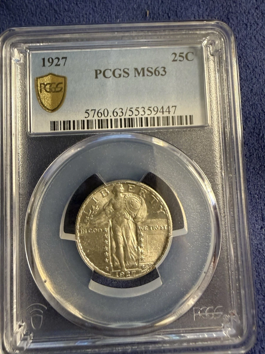 25+ MS 63 Graded Standing Liberty US Quarters (1916-1930) for sale