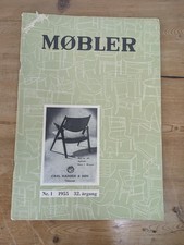 Vtg 1955 MØBLER Magazine No.1 Danish Mid Century Design Hans Wegner Carls Hanson