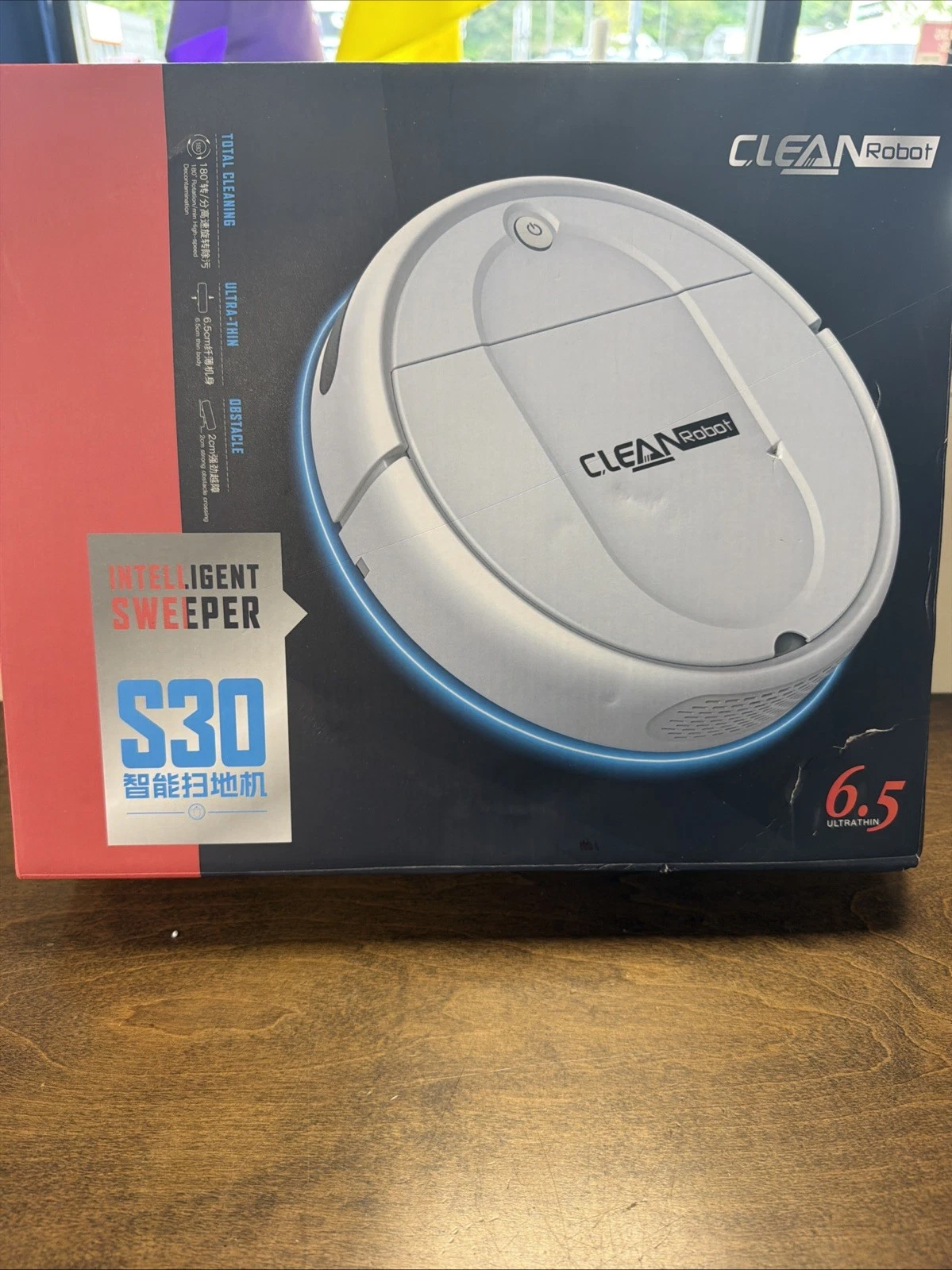 Clean Robot 6.5 Ultra Thin Intelligent Sweeper S30 New In Box