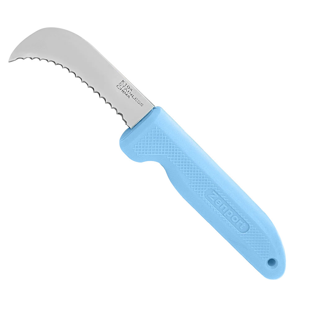 Zenport K104-B Harvest Utility Knife, Serrated Blade, 3 Inch