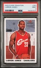 2003 Fleer Tradition LeBron James #261 Rookie Card PSA 9 MINT