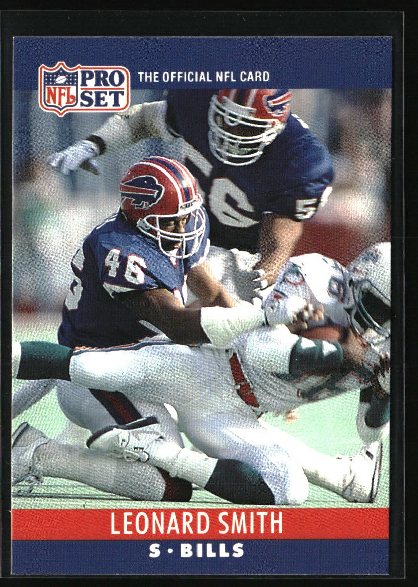 1990 Pro Set #46 Leonard Smith