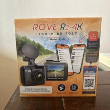 Rove R2-4K Dash Cam Sealed | Ultra HD, WiFi, GPS, Night Vision