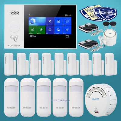 HOMSECUR Wireless WIFI 4G SMS Autodial Home Security Alarm System