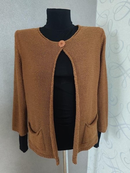 Women Carina Ricci Sweater Orange Acrylic 38 / M /