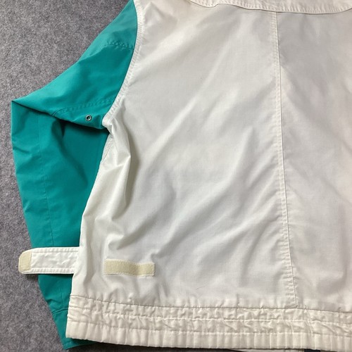 Vintage 1970s Mighty Mac Mens Retro Jacket Windbreaker Love Zip Boating Size 46 - Picture 12 of 19