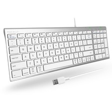 Wired Keyboard for Mac, Compatible Apple Keyb...