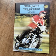 BSA Rocket 3 & Triumph Trident Book 1968-1976 By Roy Bacon B9955. Father’s Day