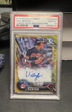 2016 Bowman Draft Will Benson Gold Autograph /50 PSA 10