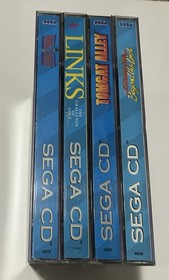 Sega CD Case/Manual Lot (4) No Games