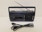 Vintage Sony CFM-140 II AM/FM Radio Cassette Player Recorder w/AC Cord *READ*