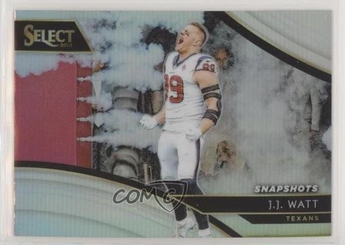 2018 Panini Select Snapshots Silver Prizm JJ Watt #SN-17