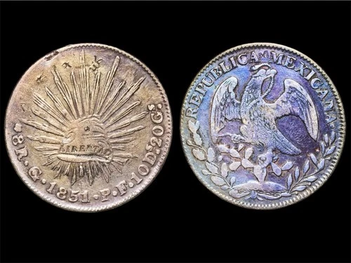 1851 Mexico 8 Reales — photo from the most recent tracked eBay sale