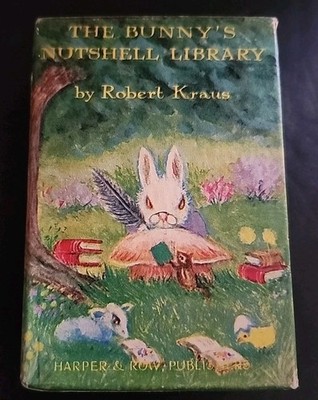 The Bunny's Nutshell Library by Robert Kraus 4 Mini Book Set 1965 Vintage Used