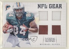2012 Panini National Treasures NFL Gear Quad Materials 22/25 Michael Egnew 0w8