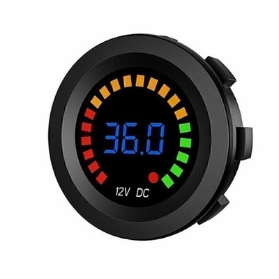 12V DC Auto  LED Panel Digital Mini Voltage Voltmeter Voltanzeige Batterie  X3V9