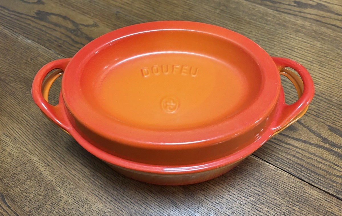 Cousances Doufeu No 12 Cast Iron Flame Oval Enamel Dutch Oven Made