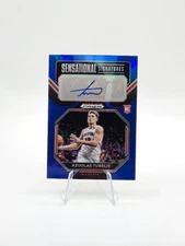 Azuolas Tubelis 2023 Prizm Draft Picks RC Sensational Signatures Blue SP /125